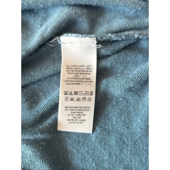 Free People Women's Multi Blue Top - Picture 8 of 8